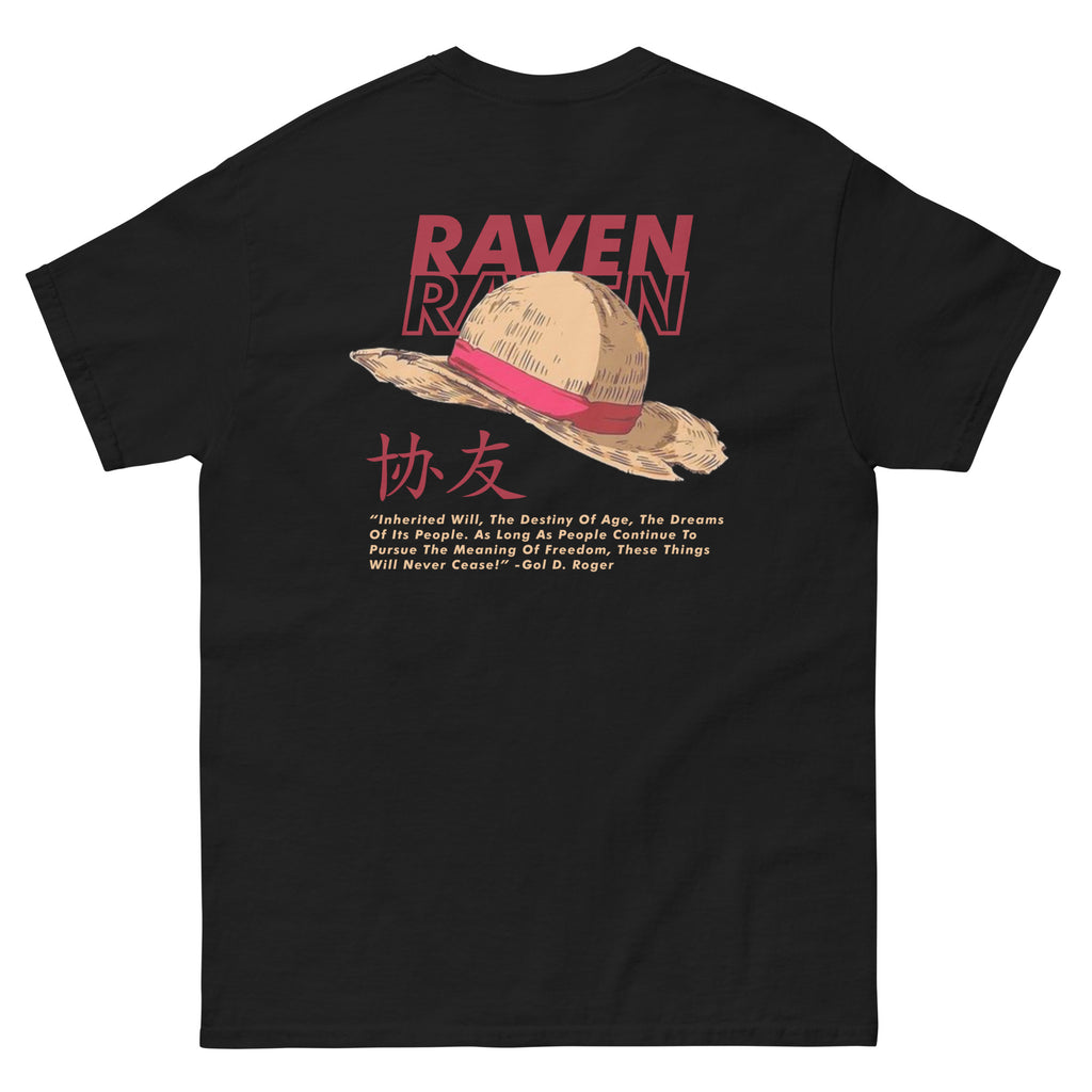 T-Shirt - D. HAT de la gamme, T-Shirt manga et shonen, à découvrir sur raven WIP. Le célèbre shonen One Piece à l'honneur - The Raven WIP