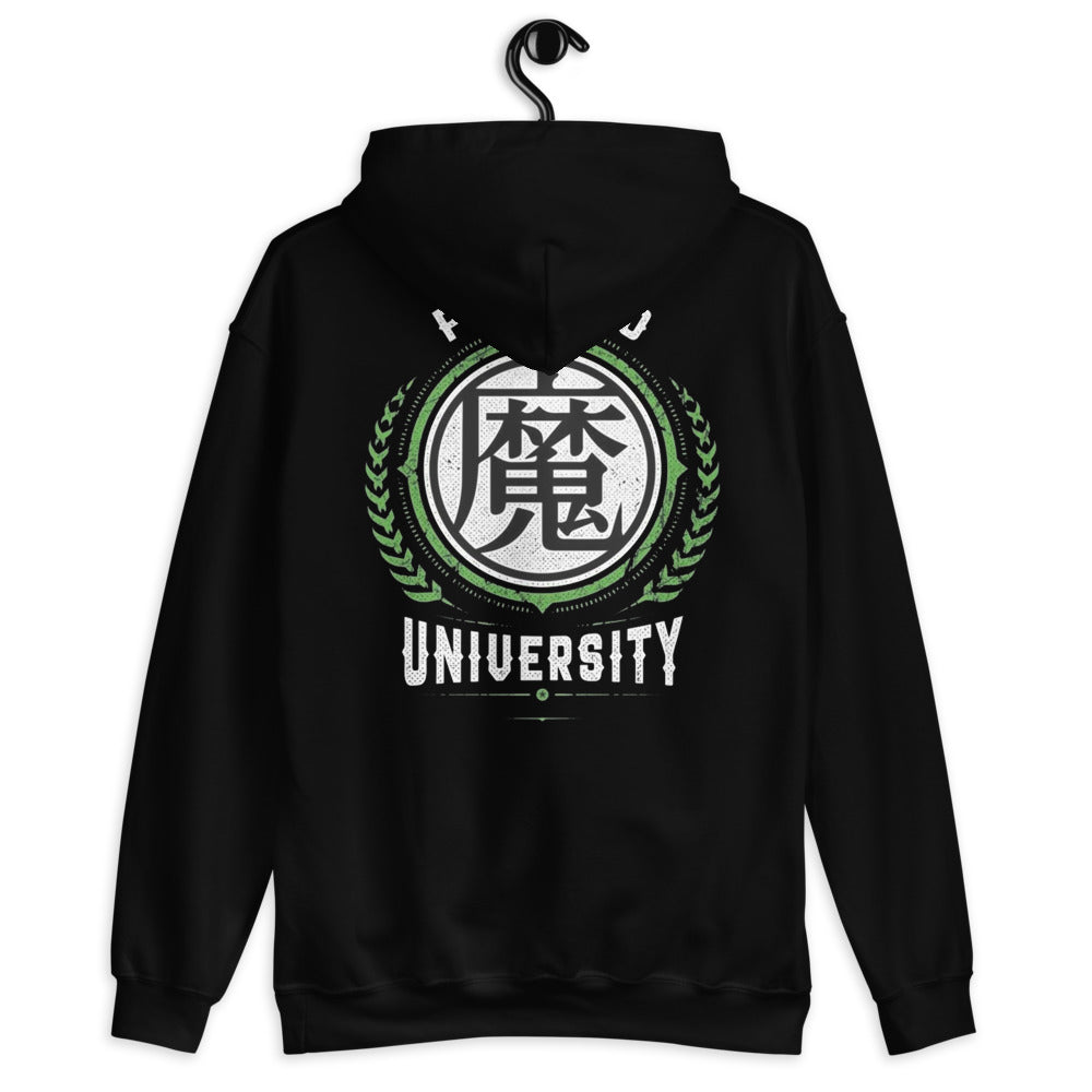 Hoodie - P. UNIVERSITY de la gamme Hoodie manga, et la catégorie DBZ, UK.Apparel® , placement 5 - The Raven WIP