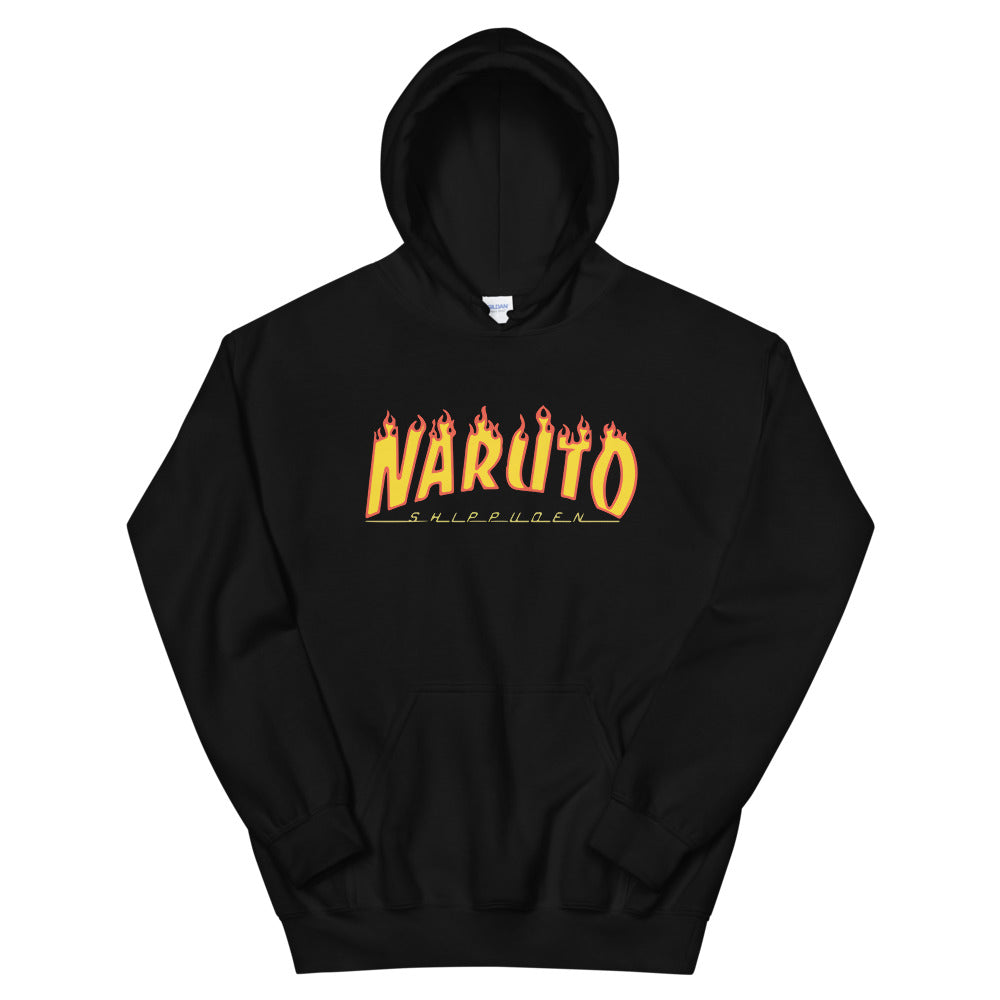 Hoodie - N. FIRE de la gamme Hoodie manga, et la catégorie DBZ, Naruto , placement 6 - The Raven WIP